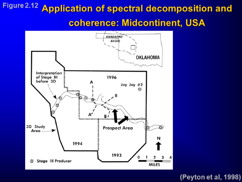 (Peyton et al, 1998) Application of spectral decomposition and coherence: Midcontinent, USA Figure 2.12